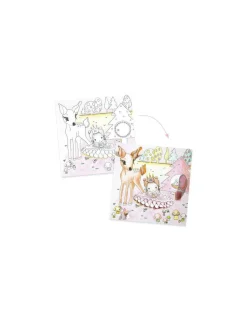 Djeco Coloriages Les petites portes de Pupi -