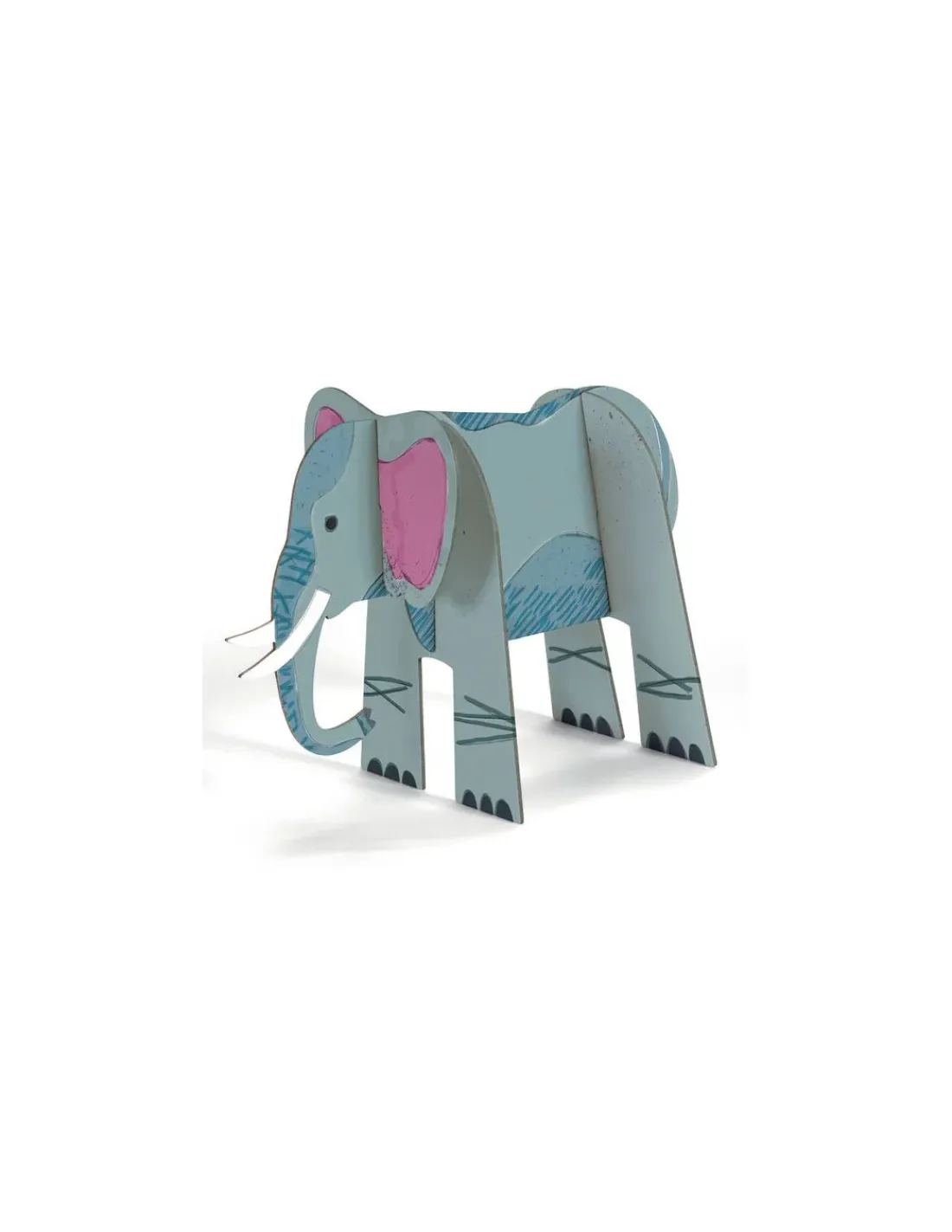 Djeco Colorie assemble et joue DIY Savane -