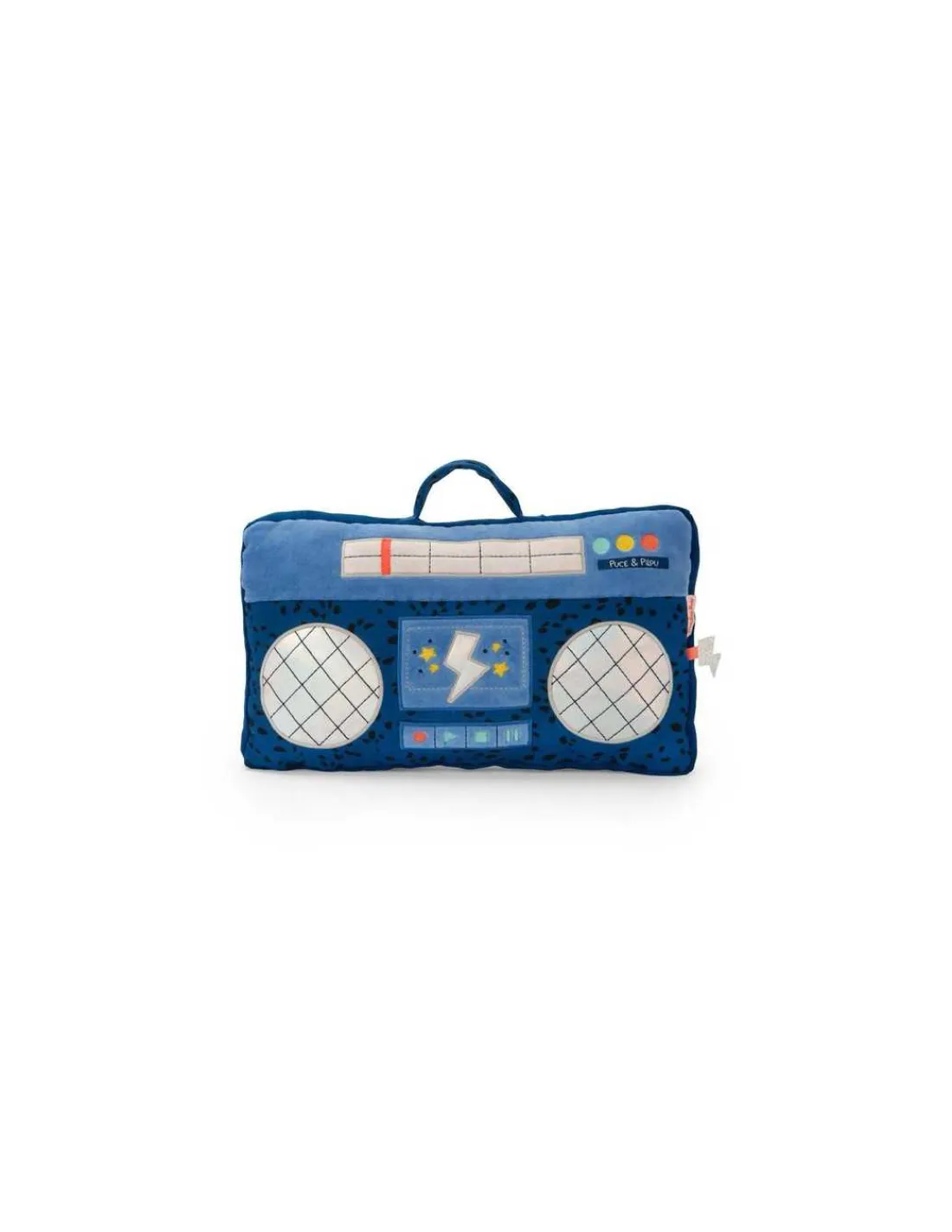 Moulin Roty Coussin radio Puce & Pilou -