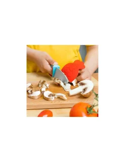 Chefclub kids Couteau du chef bleu et rouge -