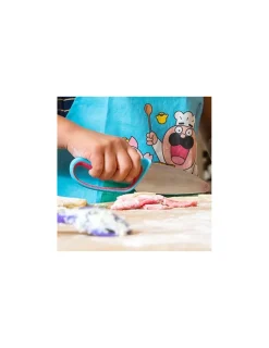 Chefclub kids Couteau du chef bleu et rouge -