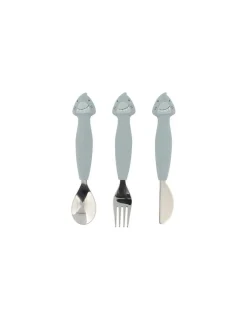 Trixie Couverts en silicone requin -