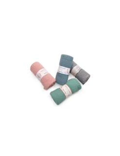 Moulin Roty Couverture laine tricotée Après la pluie -