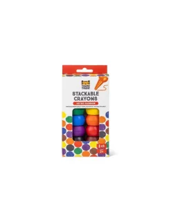 Tiger Tribe Crayons empilables Arc-en-ciel -