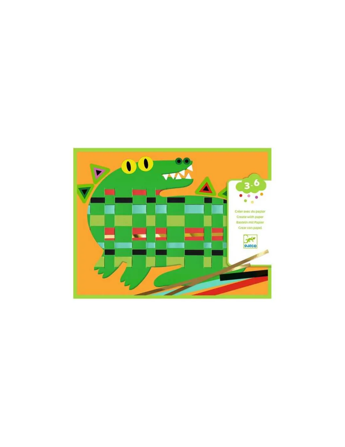 Djeco Créer avec du papier Devant, derrière, devant -