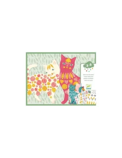 Djeco Créer avec du papier Les jolis chats d’Élodie -