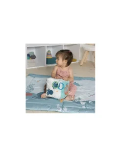Little Big Friends Cube d'activités en tissu Océan -
