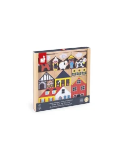 Janod Cubes Campagne Cross Roads -