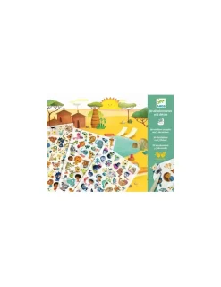 Djeco Décalcomanies savane, désert et pôle nord -