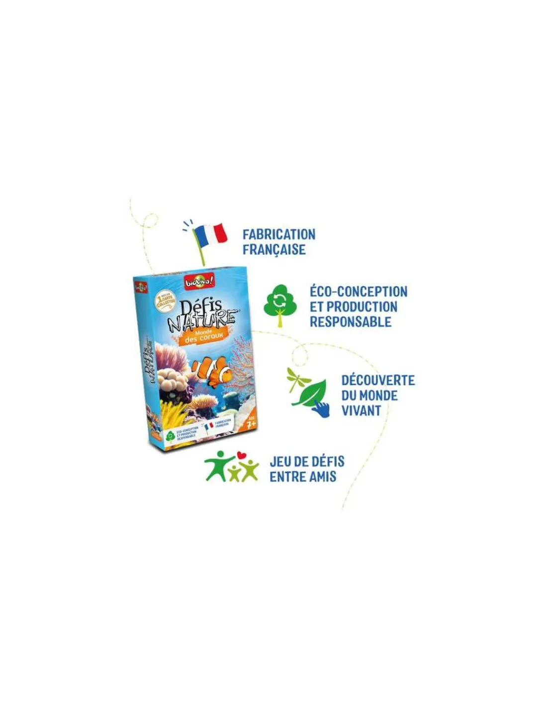 Enfant Bioviva Défis nature Monde des coraux -