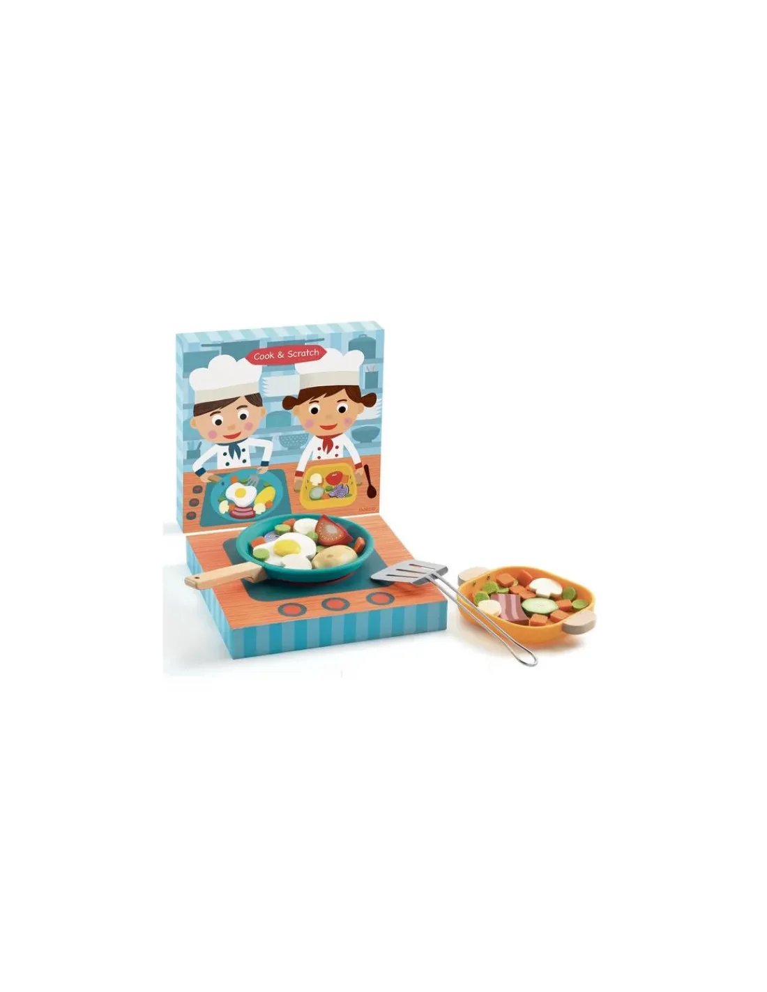 Djeco Dinette Cook & Scratch -