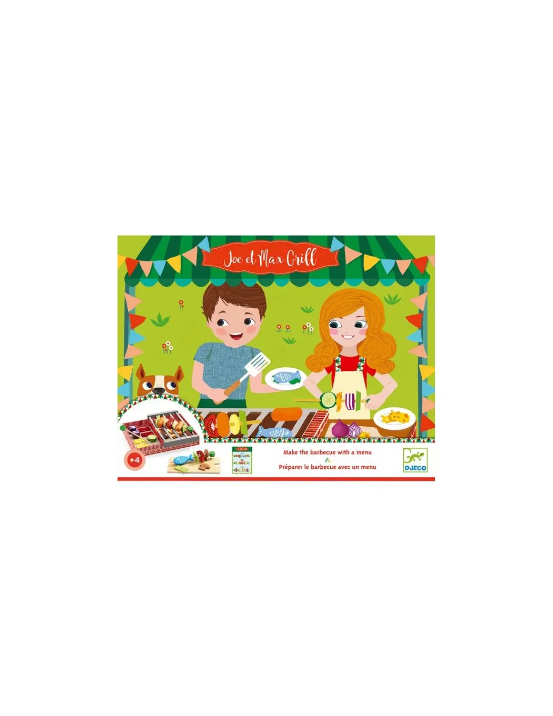 Enfant Djeco Dinette Joe et Max grill -