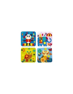 Djeco Douces créatures collage feutrine -