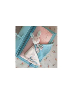 Moulin Roty Doudou lapin bleu La petite école de danse -