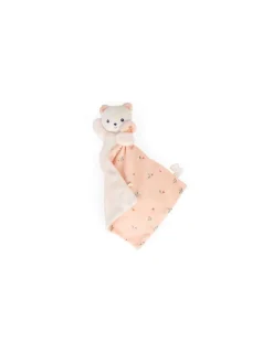 Kaloo Doudou ours Feuilles d'amour Carré Douceur -