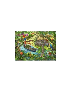 Ravensburger Escape puzzle Kids Un safari dans la jungle -