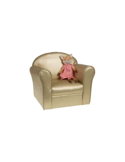 Enfant Amadeus Les Petits Fauteuil club enfant doré -