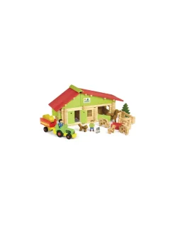Jeujura Ferme en bois 140 pièces -