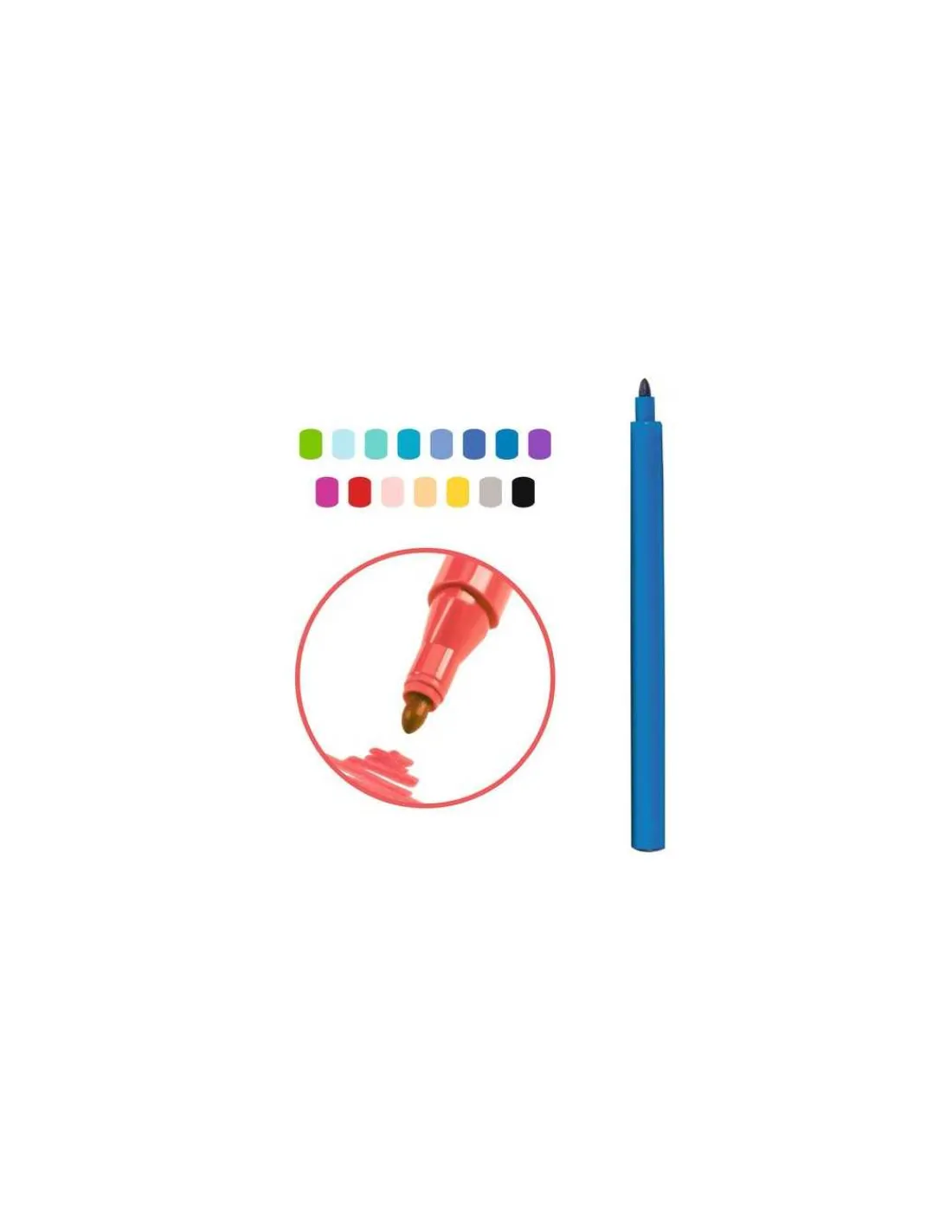 Enfant Djeco Feutres pointe fine Pacifique -