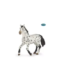 Papo Figurine cheval appaloosa noir -