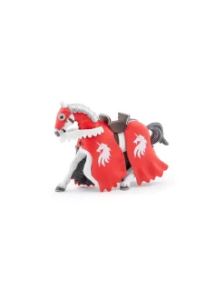 Papo Figurine Cheval du chevalier licorne à la lance -