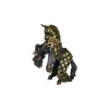 Papo Figurine cheval du maître des armes cimier taureau -