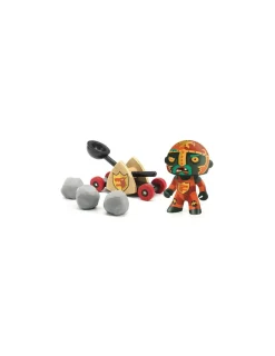 Djeco Figurine chevalier Arty Toys Baldy & big paf - Catapulte -