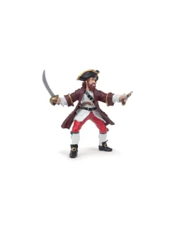 Papo Figurine pirate Barberousse rouge -