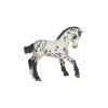 Papo Figurine poulain appaloosa noir -