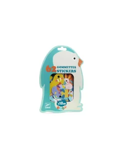 Djeco Gommettes Animaux de la banquise -