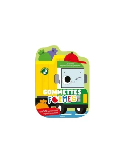 Auzou Gommettes formes L'aventure de petit camion poubelle -