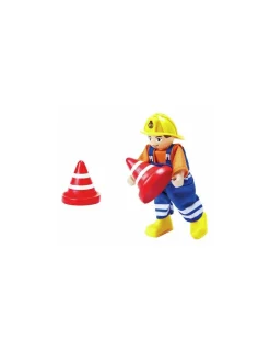 Hape Toys Grande grue de chantier en bois - Hape