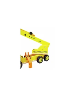 Hape Toys Grande grue de chantier en bois - Hape