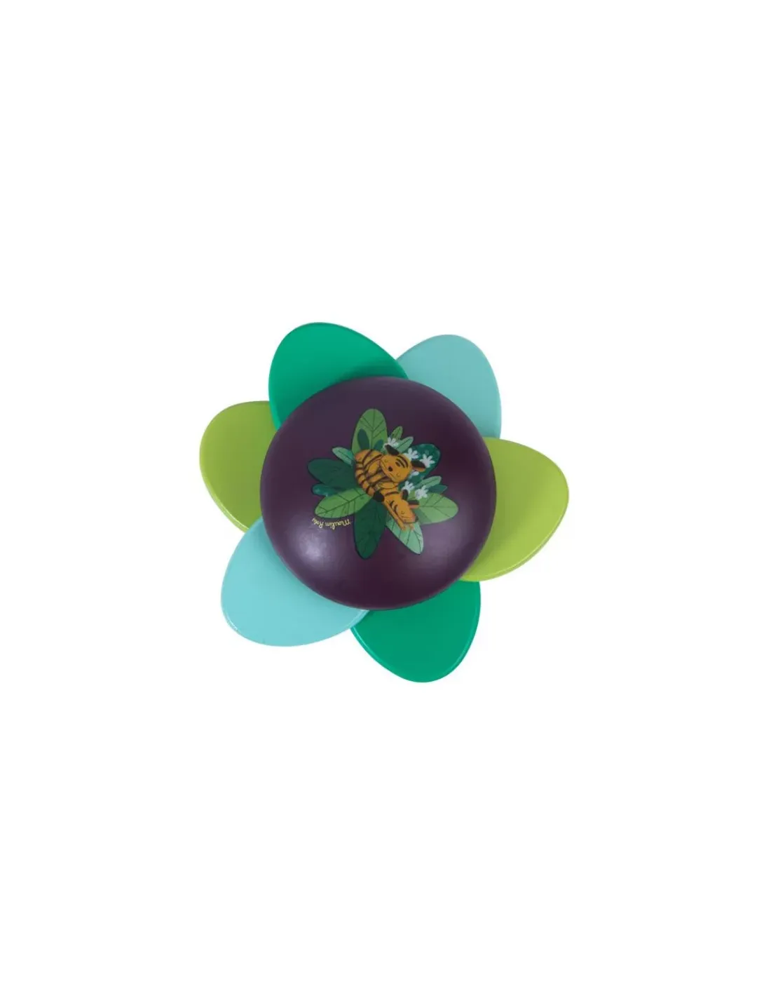 Moulin Roty Hochet bois feuilles et grelot -