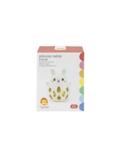 Tiger Tribe Hochet en silicone lapin -