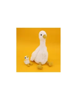 Les Deglingos Jébongou l'oie blanche maman bébé - Les Ptipotos by Déglingos