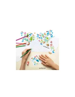 Auzou Je dessine pas à pas avec le griffographe dans la forêt -