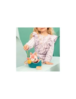 Lilliputiens Jeanne le chat et son panier -