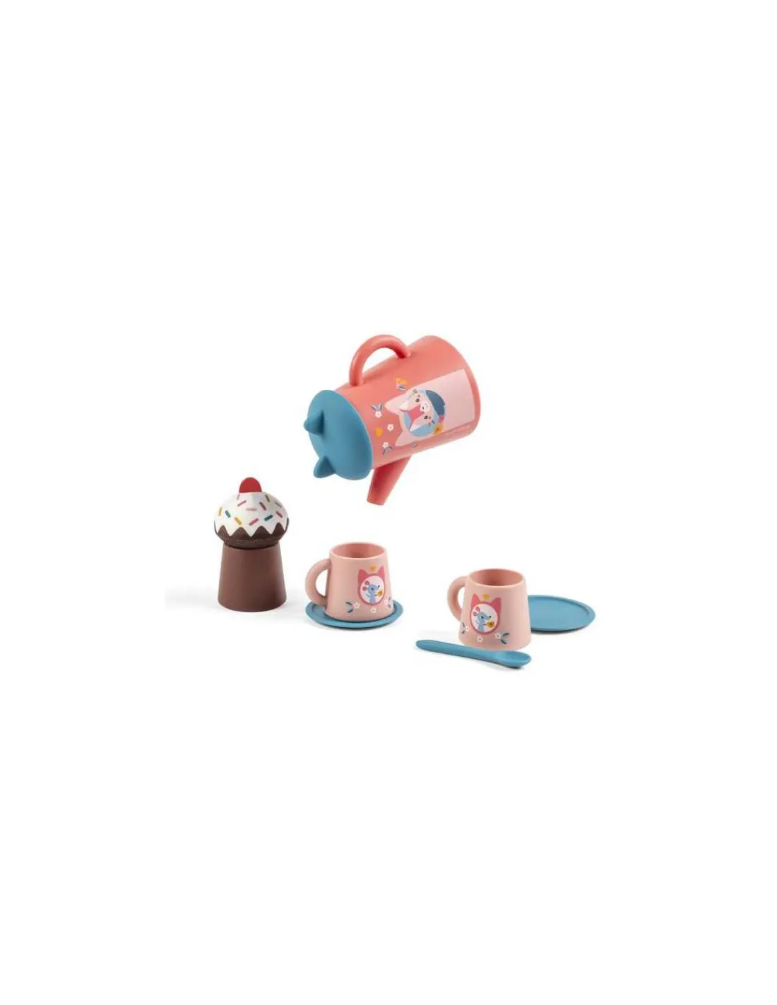 Lilliputiens Jeanne set de thé pour le bain -