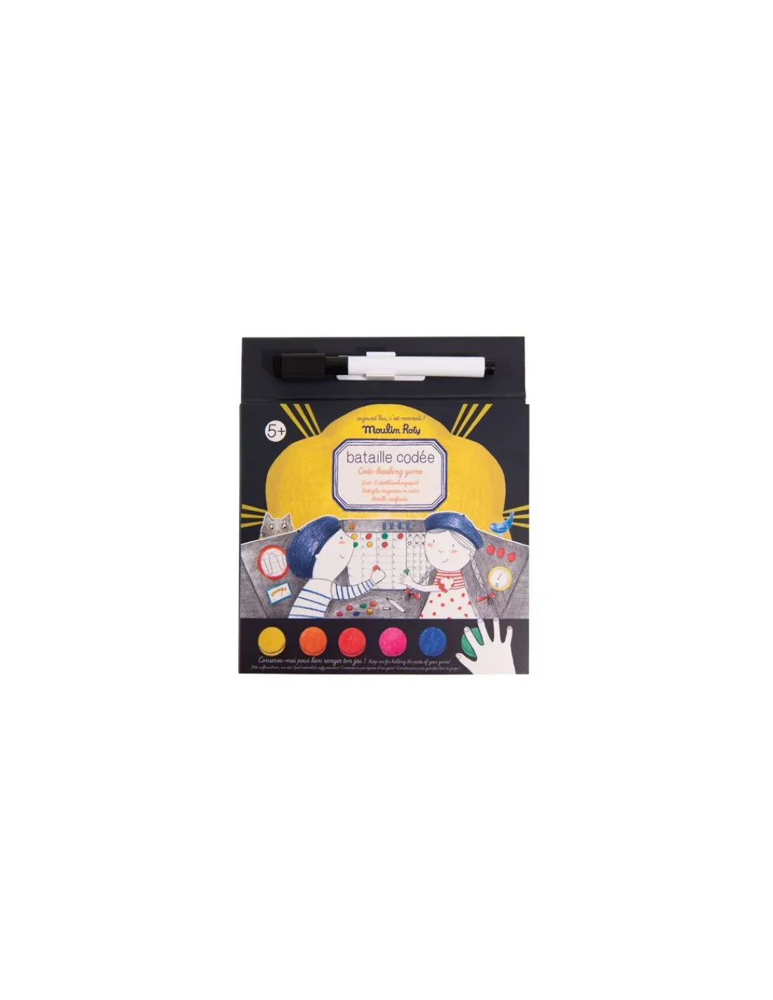 Enfant Moulin Roty Jeu Bataille codée magnétique -