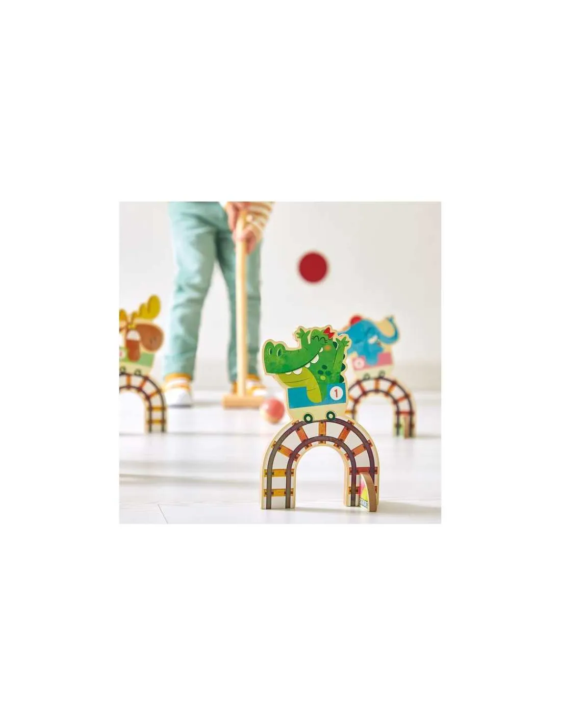 Janod Jeu de croquet Grand huit Applepop -