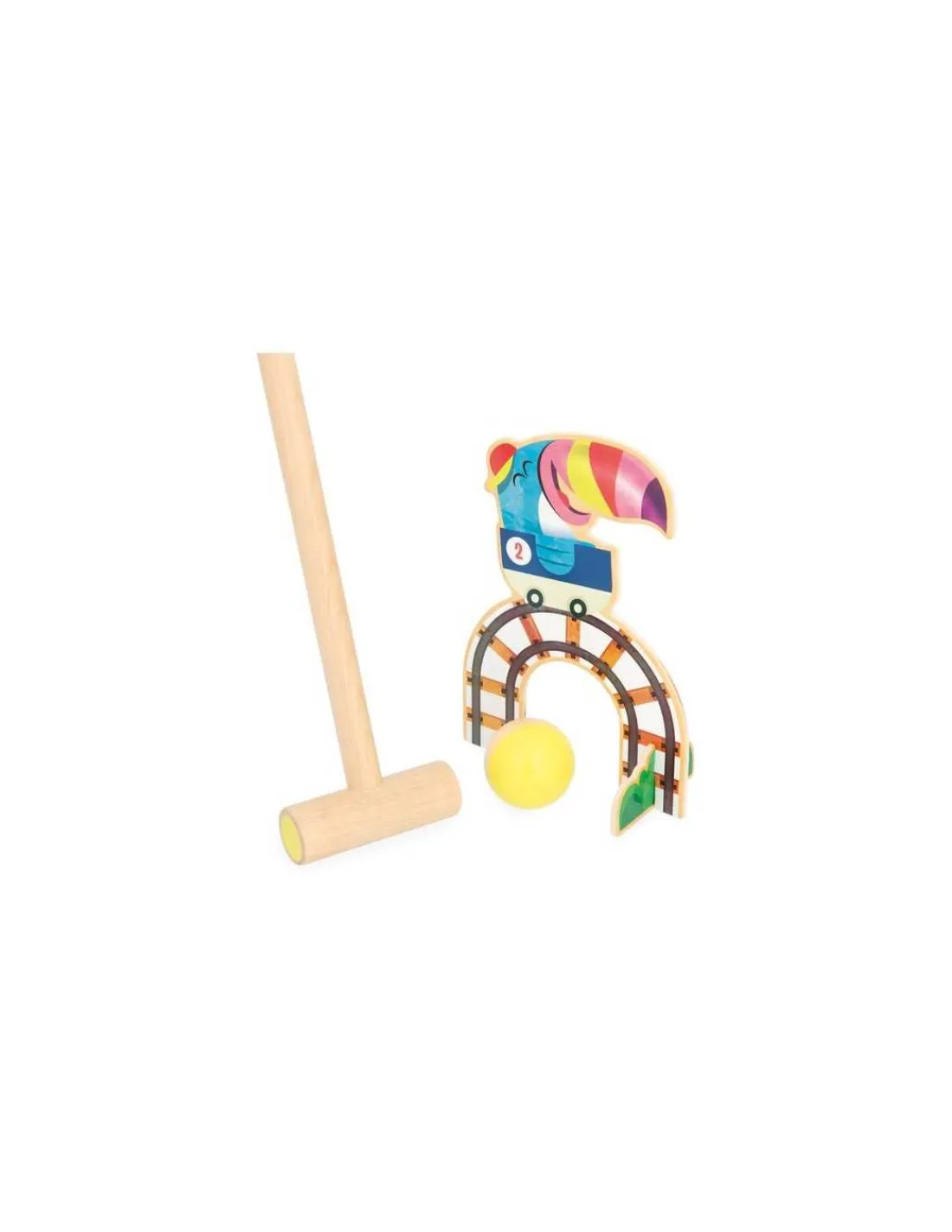 Janod Jeu de croquet Grand huit Applepop -