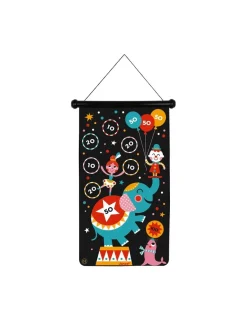 Enfant Janod Jeu de fléchettes magnétiques cirque -