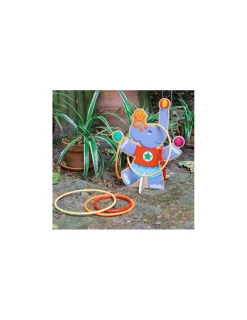 Enfant Djeco Jeu de lancer d'anneaux Oola Hoop -