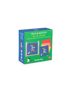 Enfant Moulin Roty Jeu de logique Mix and Match Les Loufoques -