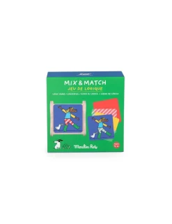 Enfant Moulin Roty Jeu de logique Mix and Match Les Loufoques -