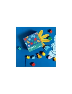 Moulin Roty Jeu de perles en bois à enfiler Les toupitis -