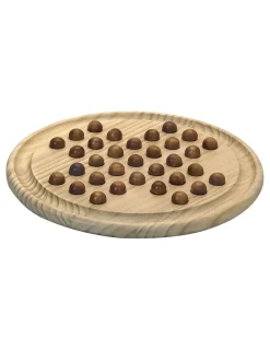 Enfant Jeujura Jeu de solitaire en bois