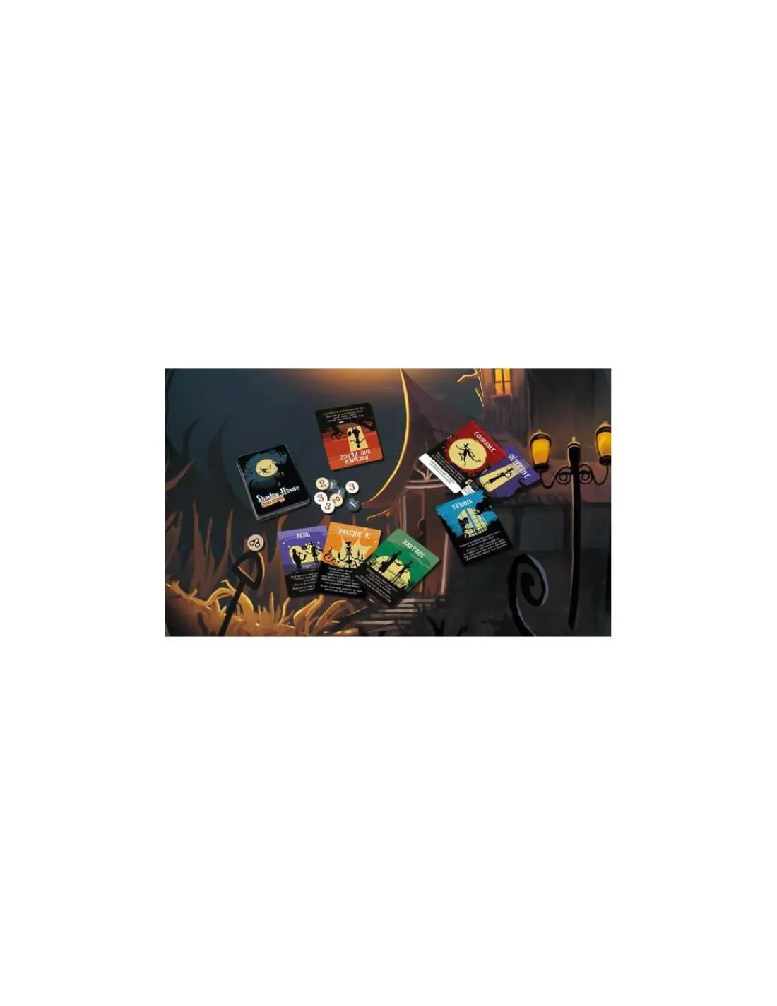 Enfant Blue orange Jeu Shadow house mascarade