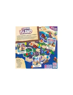 Asmodee Jeu Survive the island